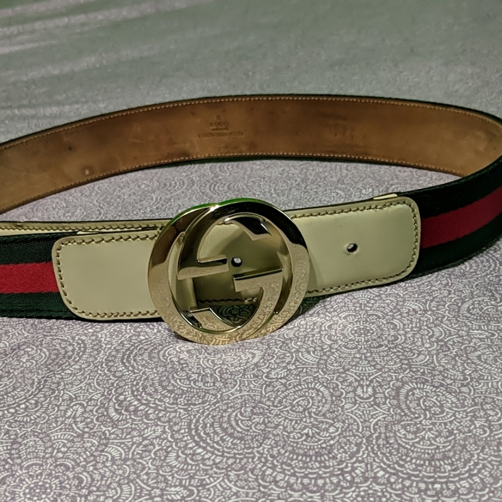 Gucci Web Belt